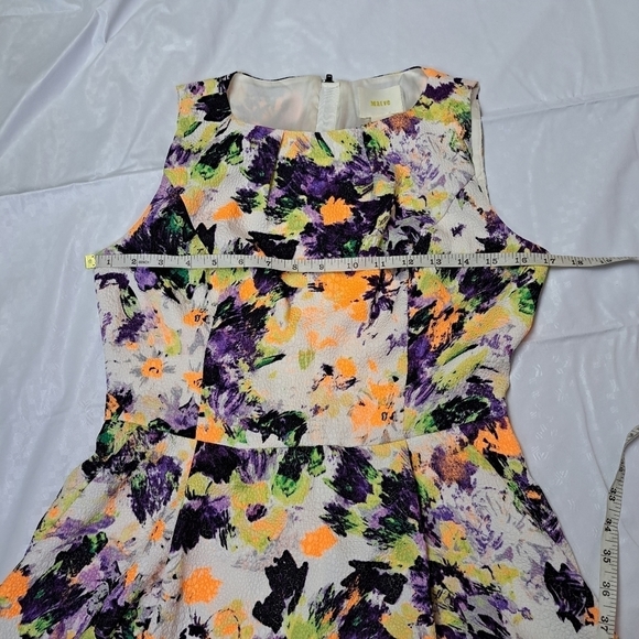 Anthropologie Maeve Pebble Flower Dress - Picture 11 of 13